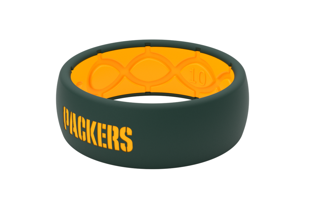 Packers Silicone Wedding Ring, Lifetime Warranty