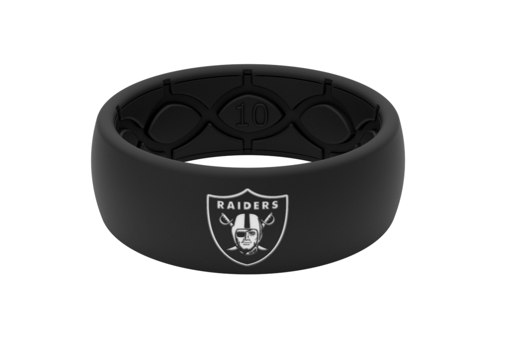 Game Time Las Vegas Raiders Silicone Sport Watch Band Compatible with Apple Watc