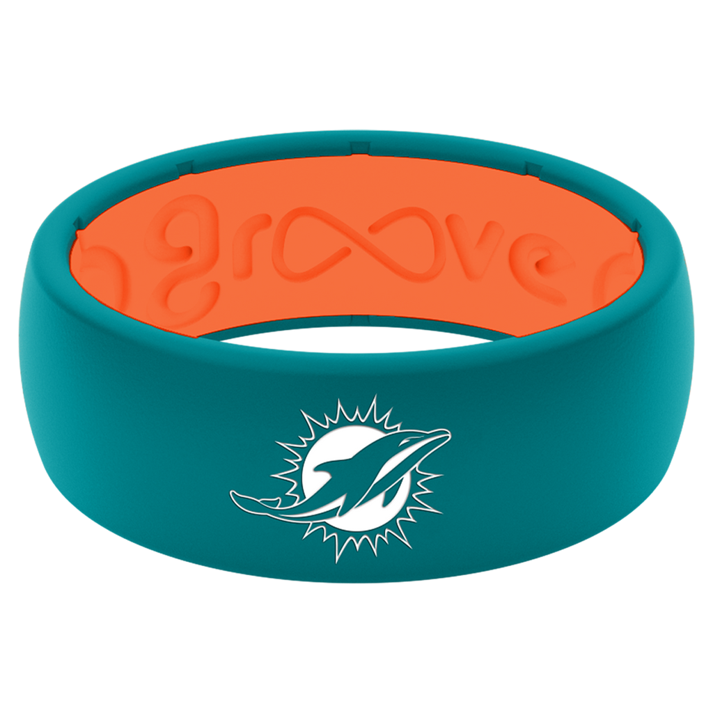 Miami Dolphins Groove Life Original Ring - Black