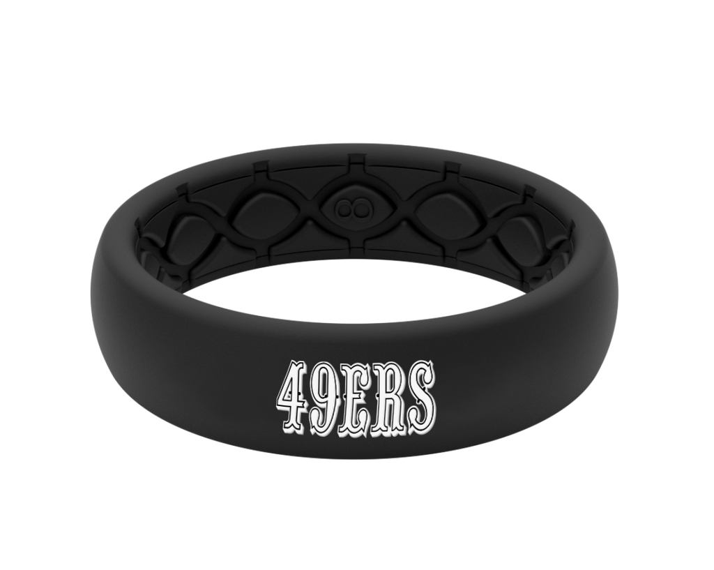 Groove Life NFL Dallas Cowboys Black Ring, Size 15 - Silicone