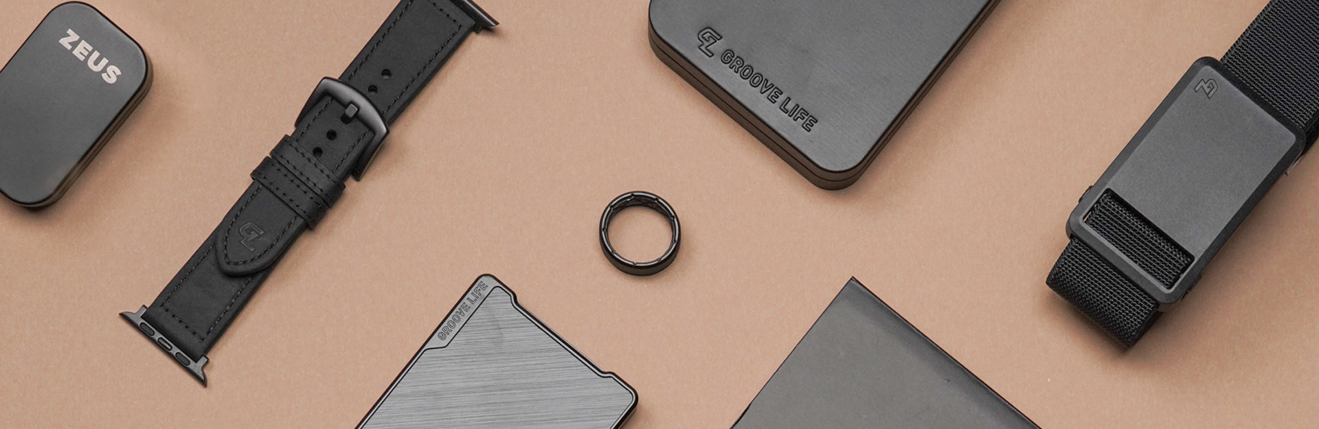 groove products on table