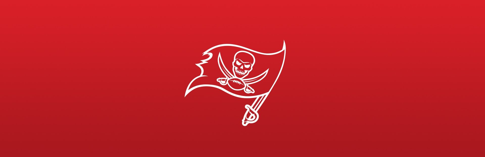 Tampa Bay Buccaneers flag, NFL, red black metal background