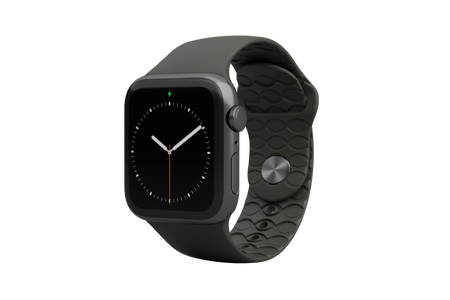Get Our Solid Black Groove Life Apple Watch Band Now