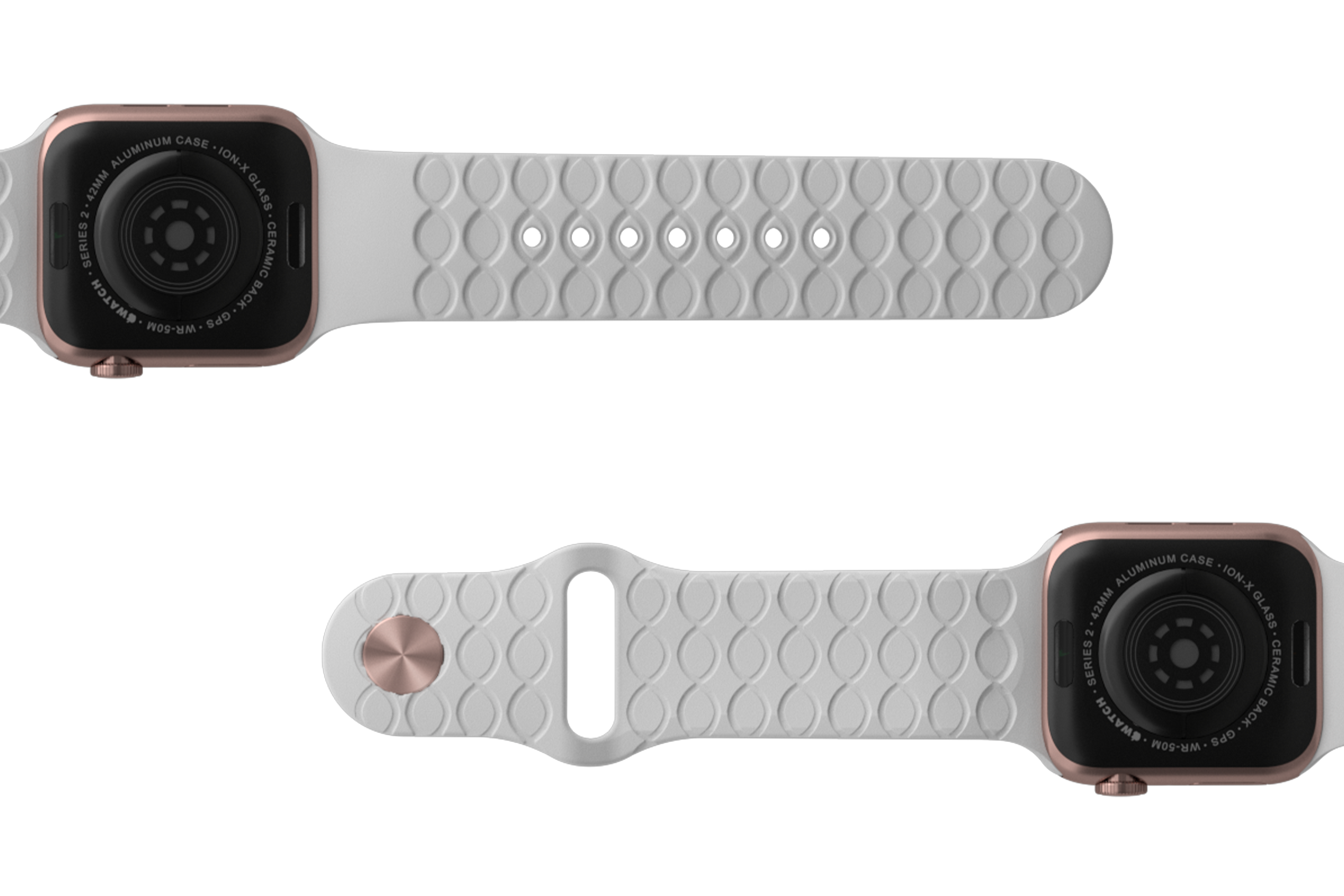 Get Our Solid White Groove Life Apple Watch Band Now!