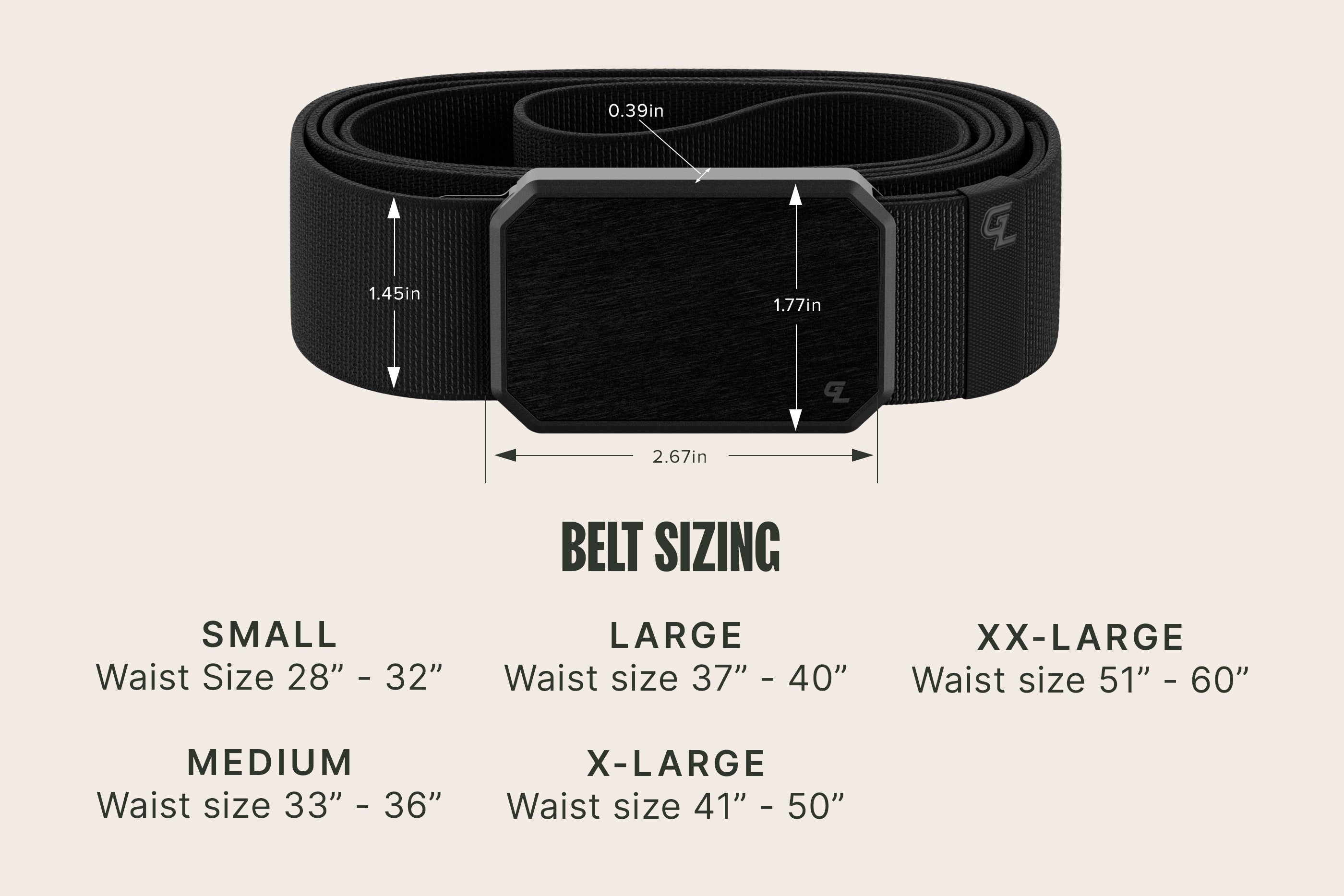 Groove Belt Low Profile - Black/Midnight