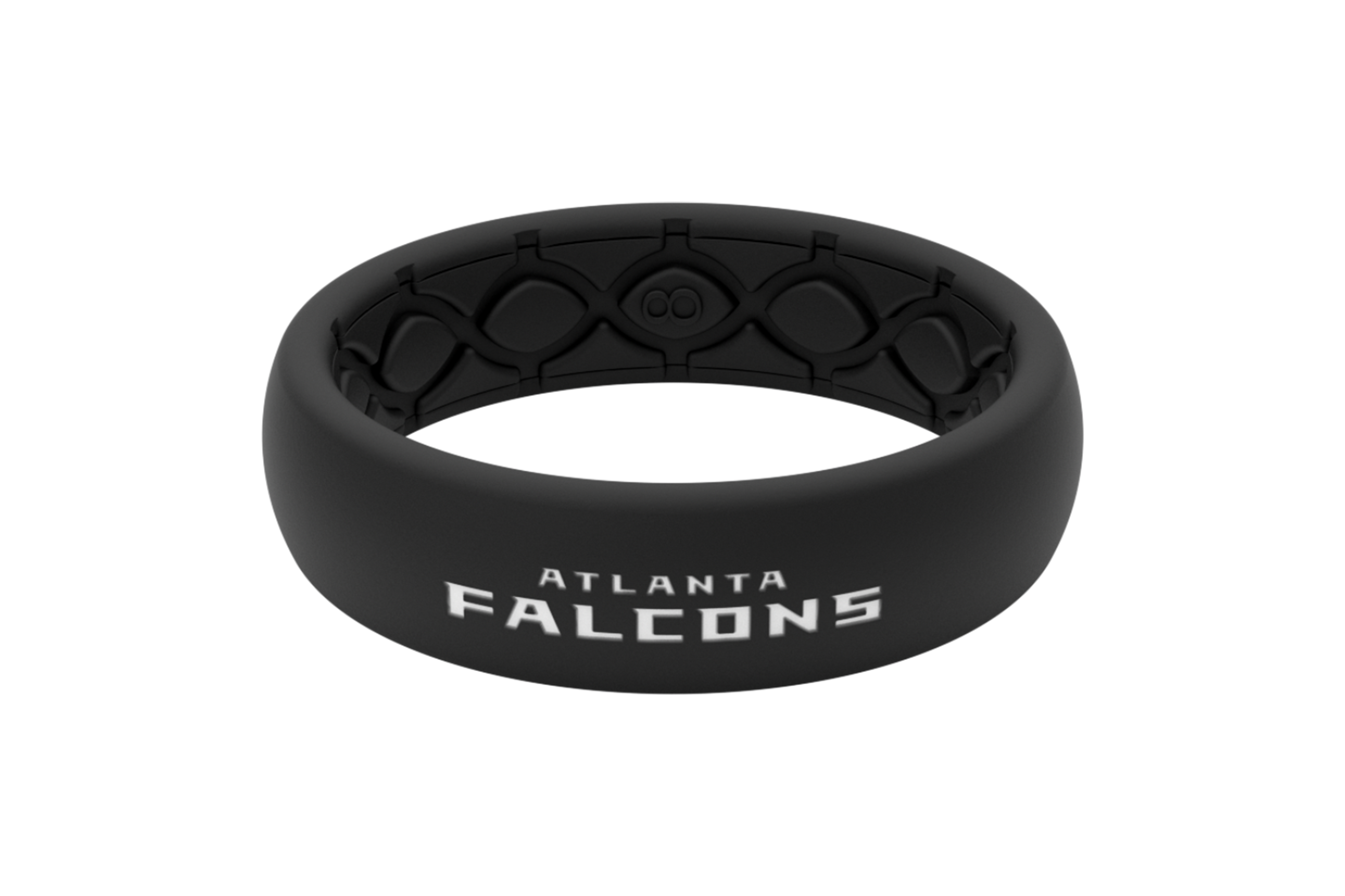 Groove Life NFL Arizona Cardinals Black Thin Ring, Size 6