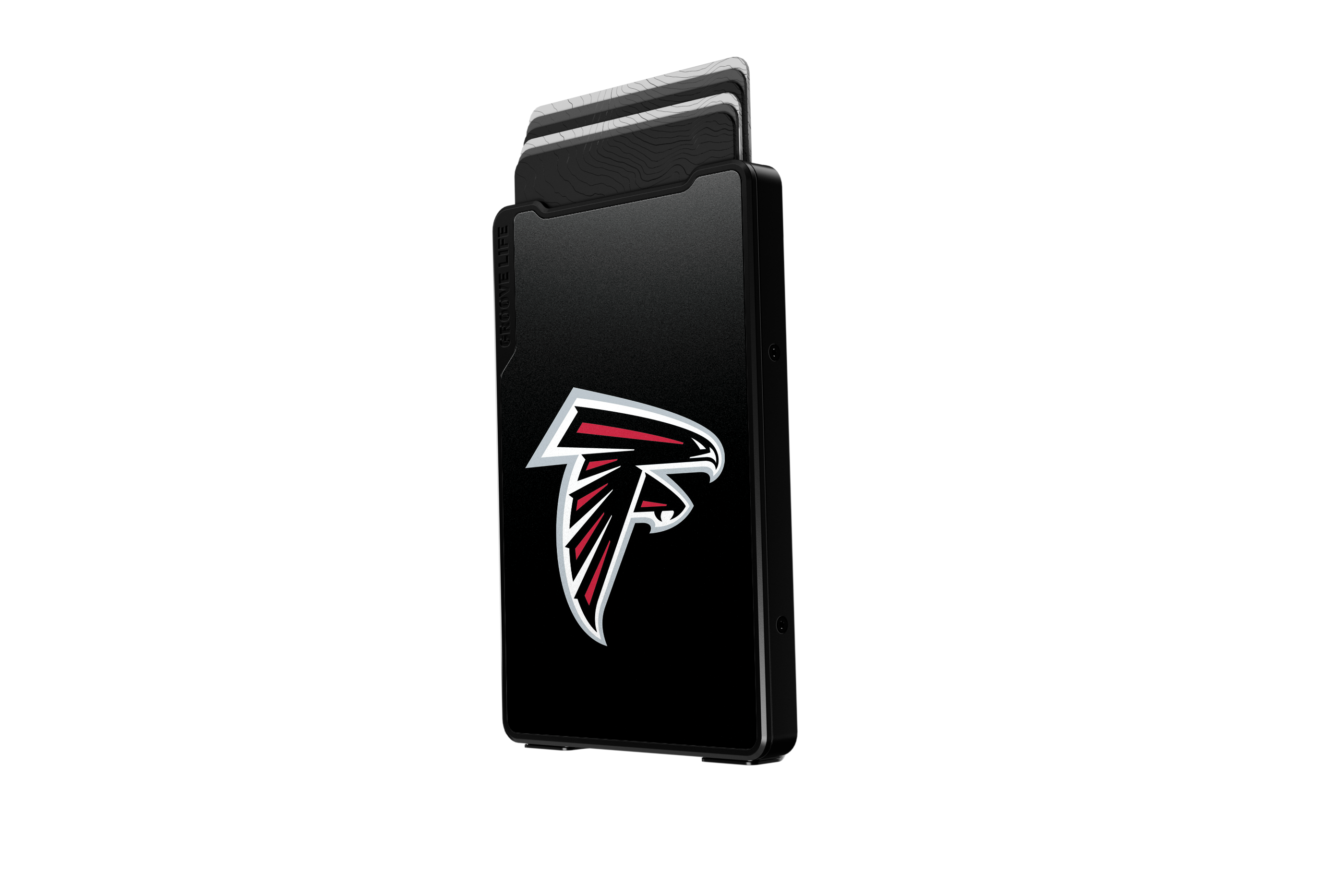 Atlanta falcons groove wallet Money Clip Brown Leather Go Black Leather Go view 3