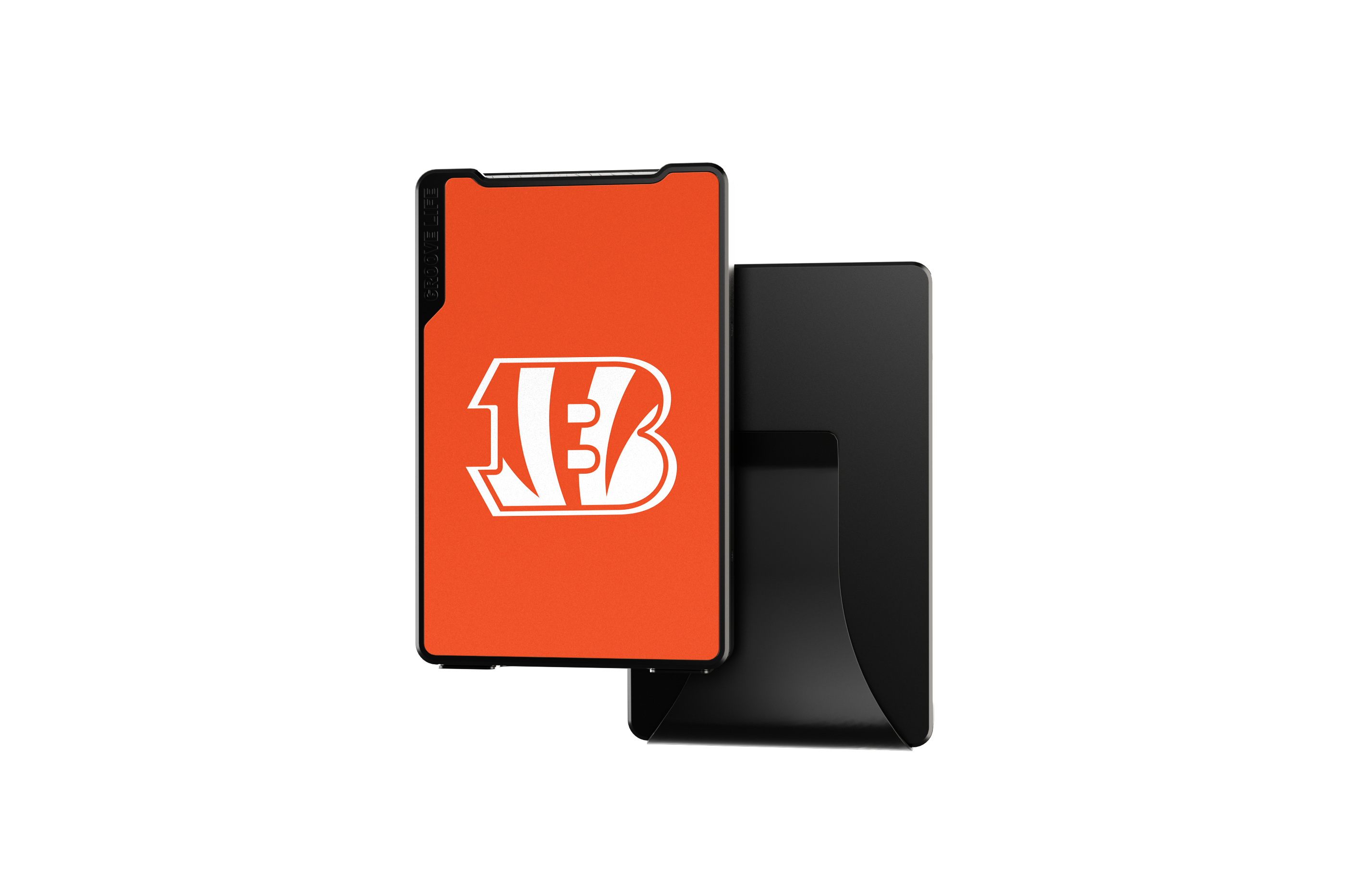 cincinnati bengals groove wallet Money Clip Brown Leather Go Black Leather Go view 1