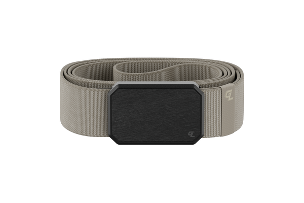 Groove Life Apple Watch Band Solid Deep Stone Grey in Silver - Long - 42/44/45mm