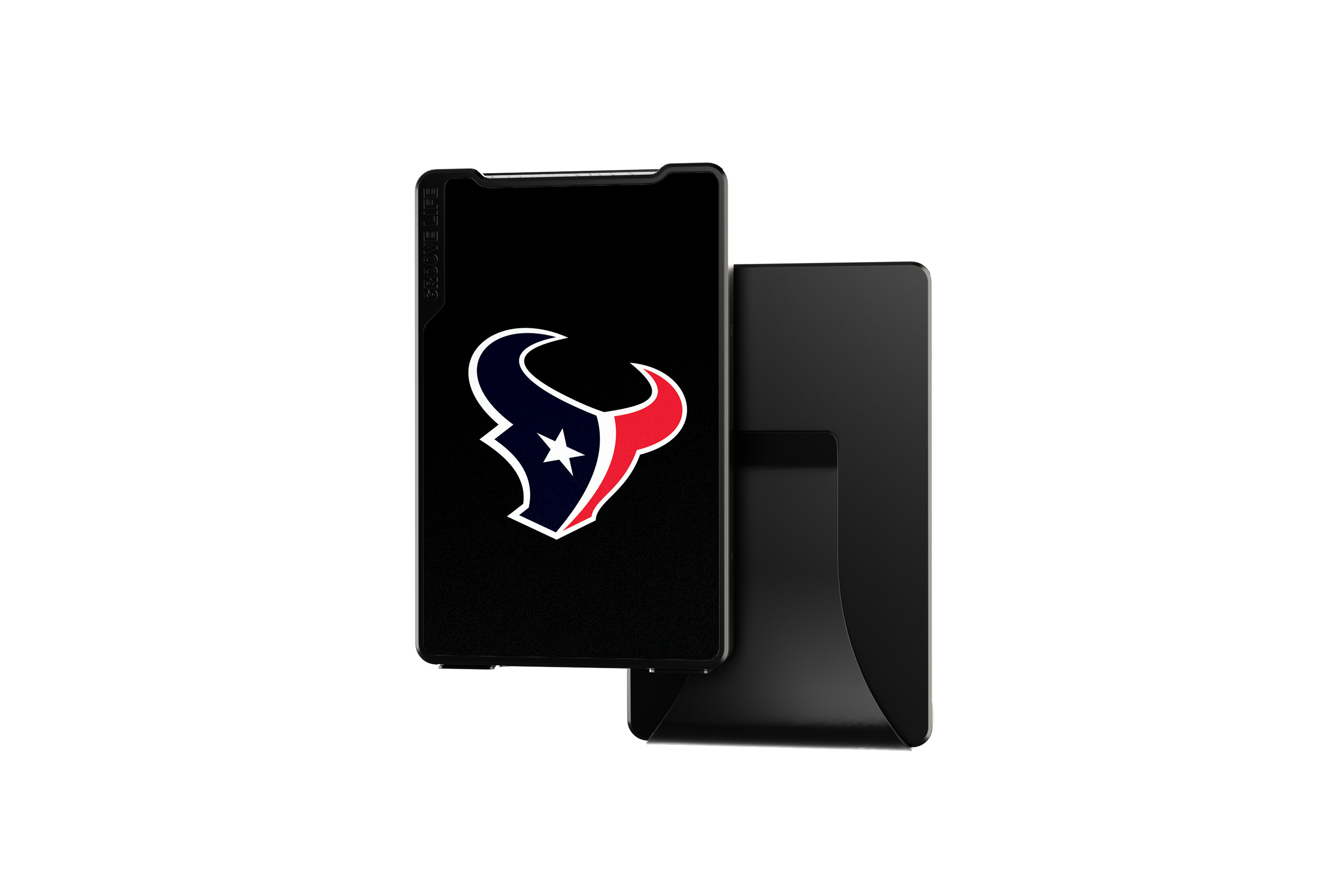 houston texans groove wallet Money Clip Brown Leather Go Black Leather Go view 1