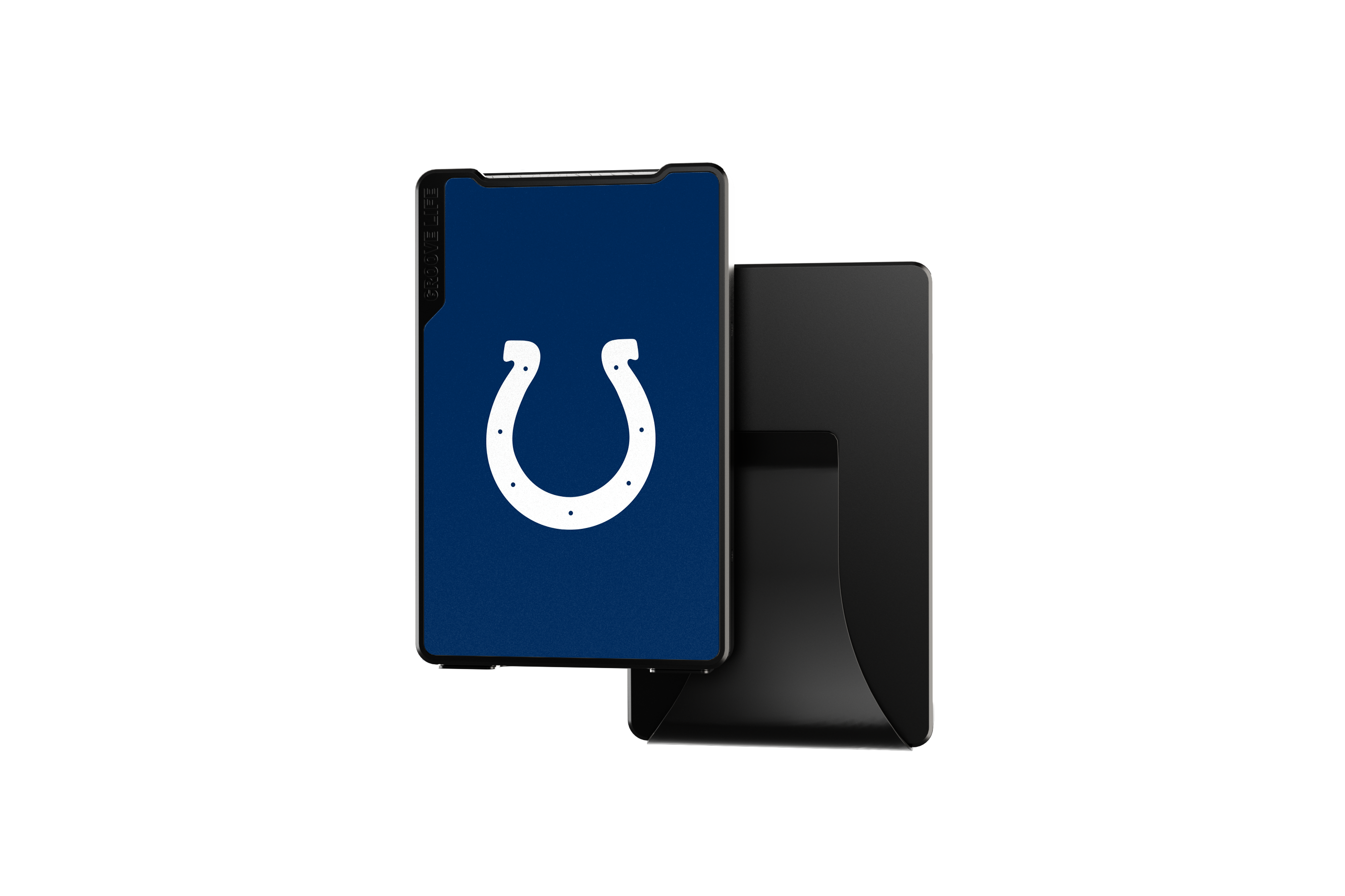 Indianapolis Colts groove wallet Money Clip Brown Leather Go Black Leather Go view 1