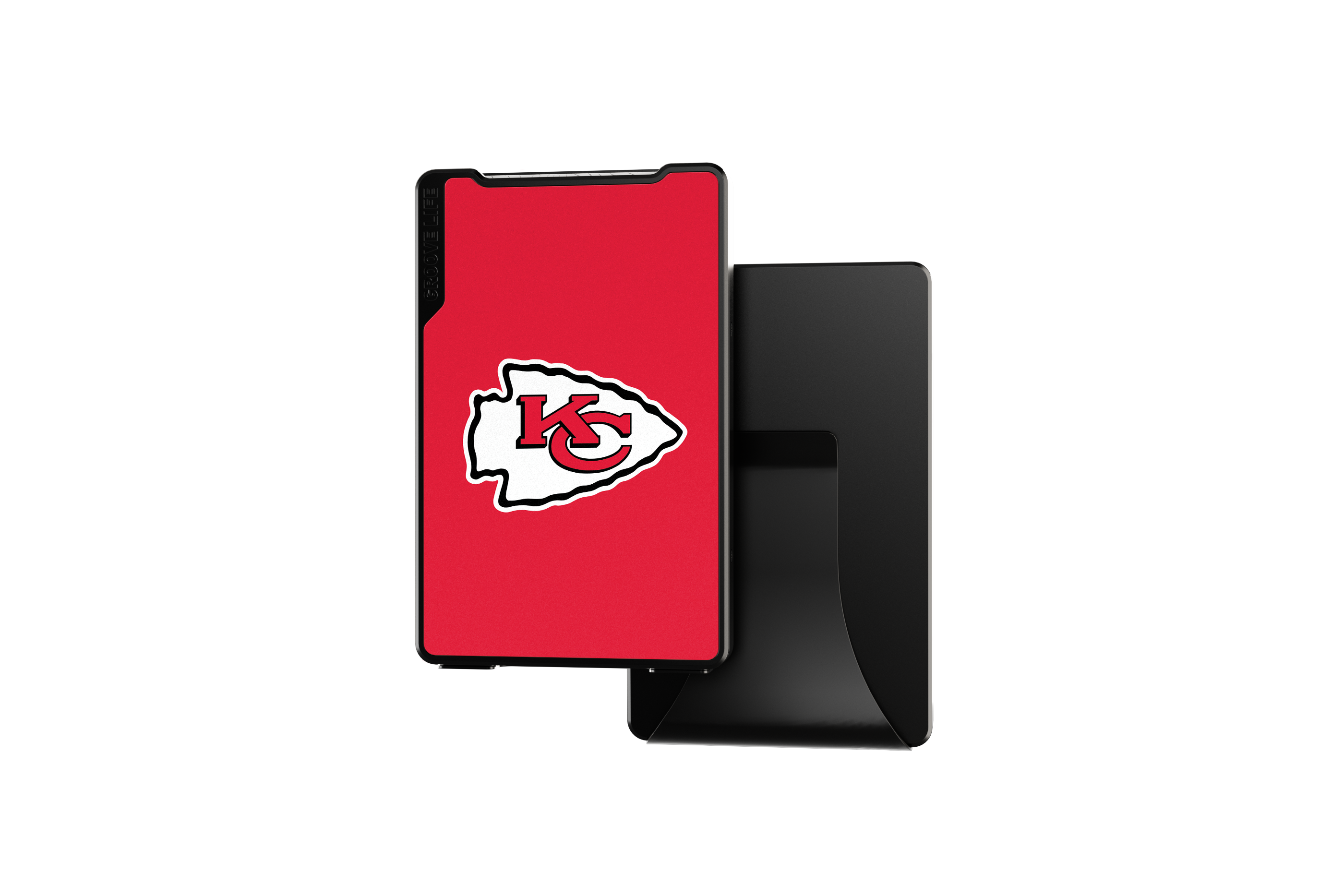 Kansas city chiefs groove wallet Money Clip Brown Leather Go Black Leather Go view 1