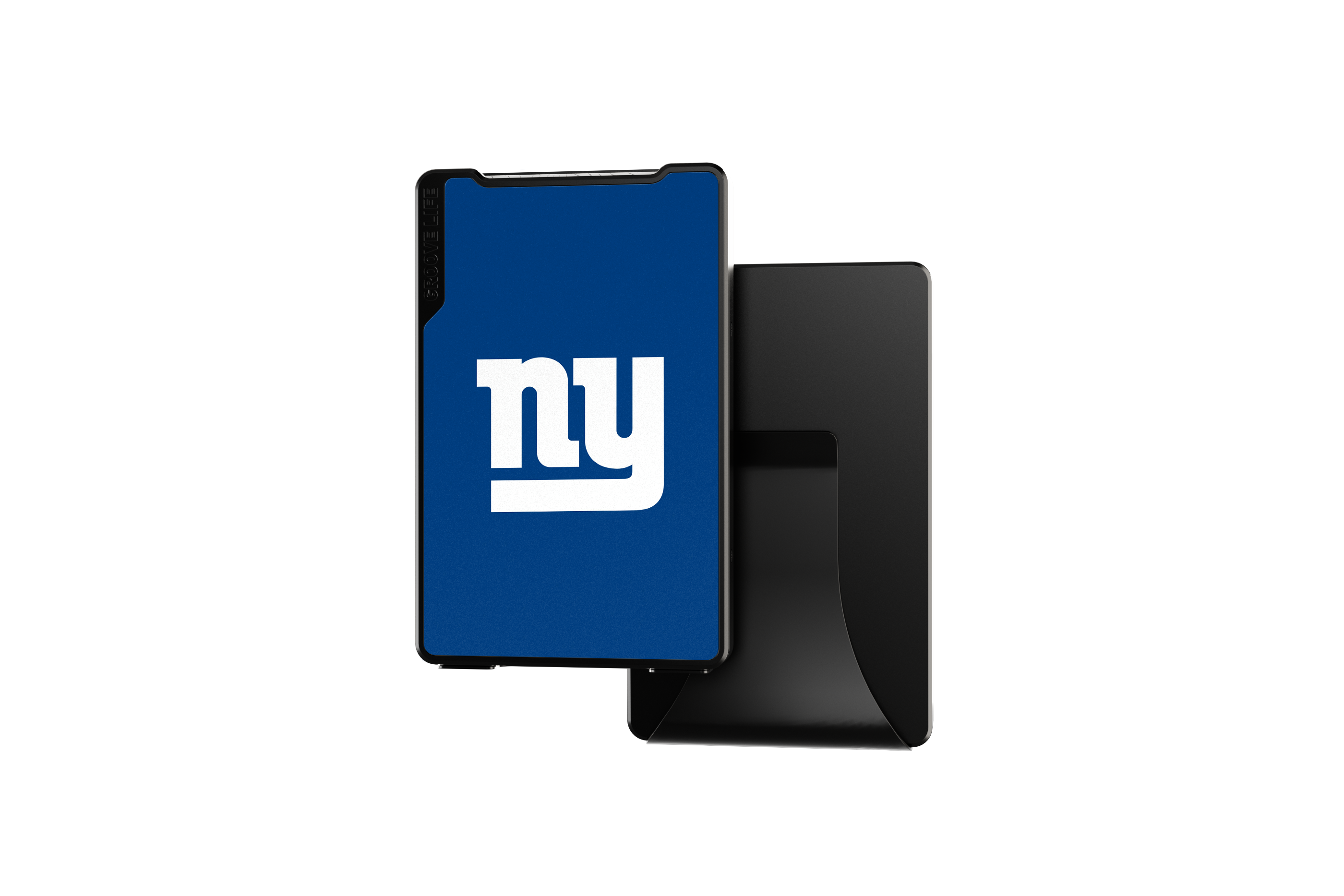 new york giants groove wallet Money Clip Brown Leather Go Black Leather Go view 1