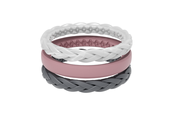 Stackable rings rubber outlet