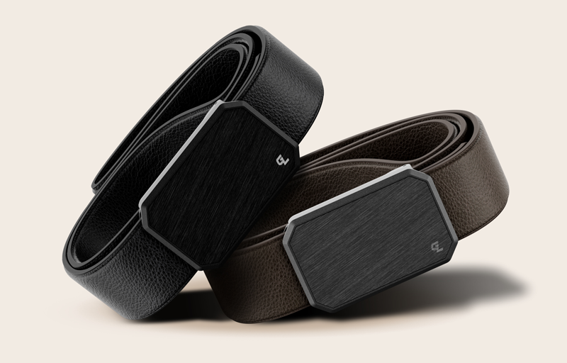 the new groove belt max leather black