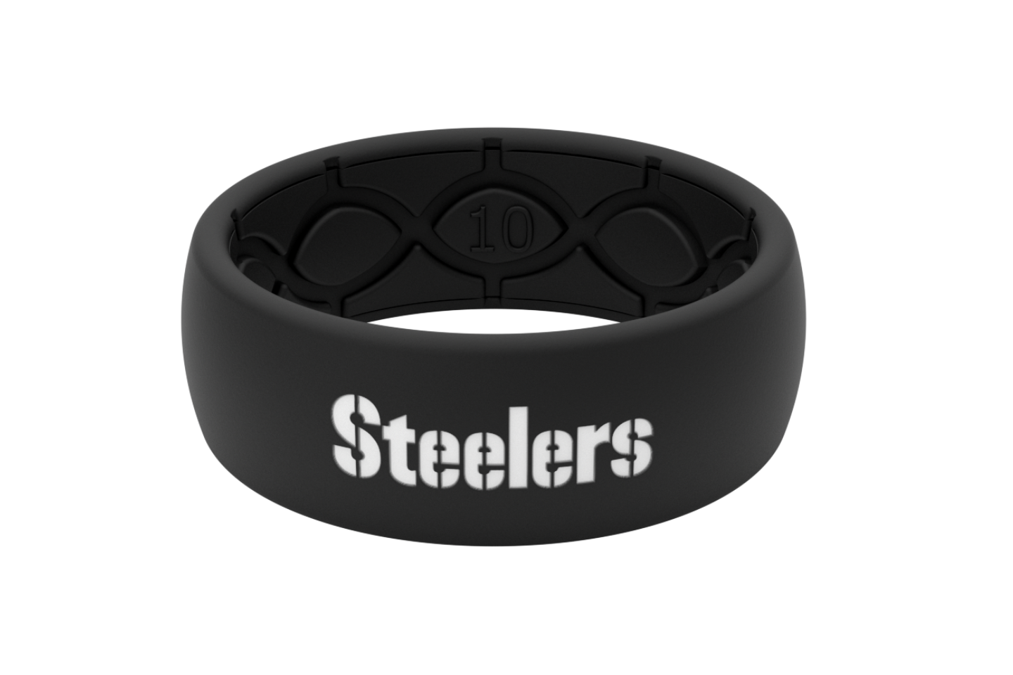 Pittsburgh Steelers Silicone Wedding Ring, Lifetime Warranty