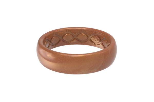 Our Original Solid Copper Swirl Silicone Groove Ring Groove Life