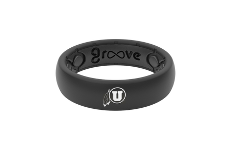 College Utah Thin Ring Groove Life