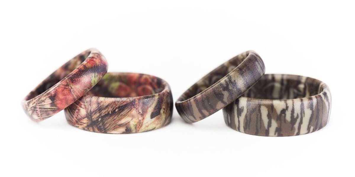 Mossy Oak Camouflage Silicone Rings & Camo Wedding Bands