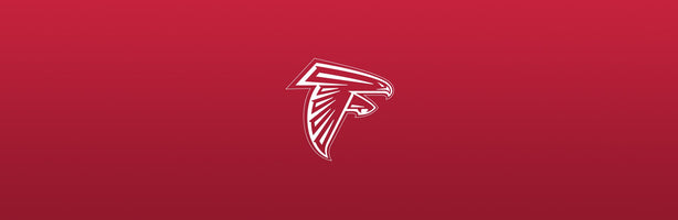 Atlanta Falcons logo on red background