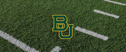 Baylor logo on football field