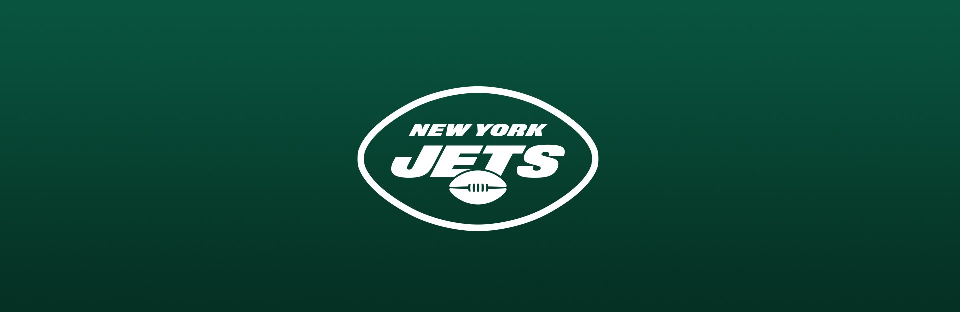 New York Jets logo on green background