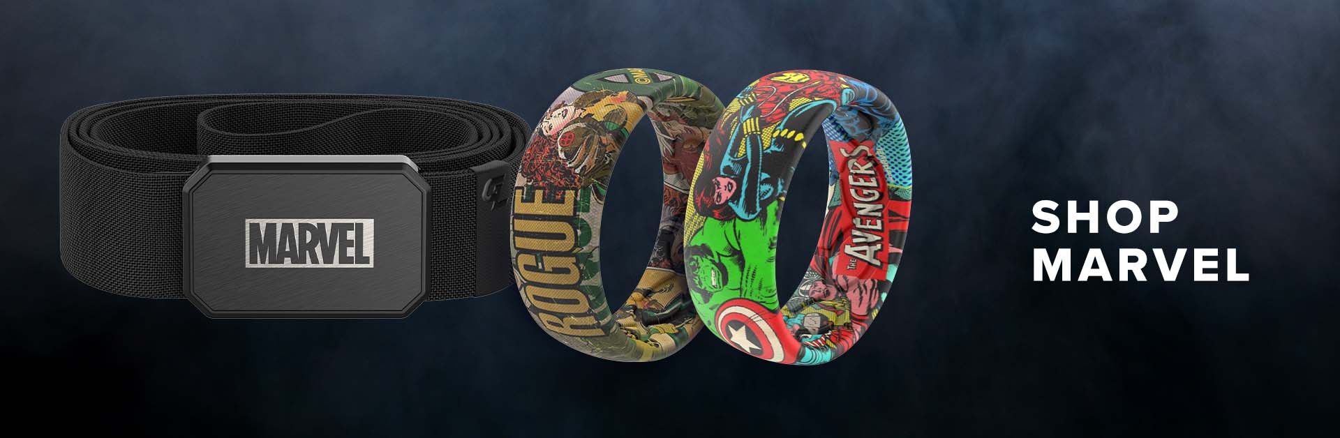 Shop Marvel Silicone Rings