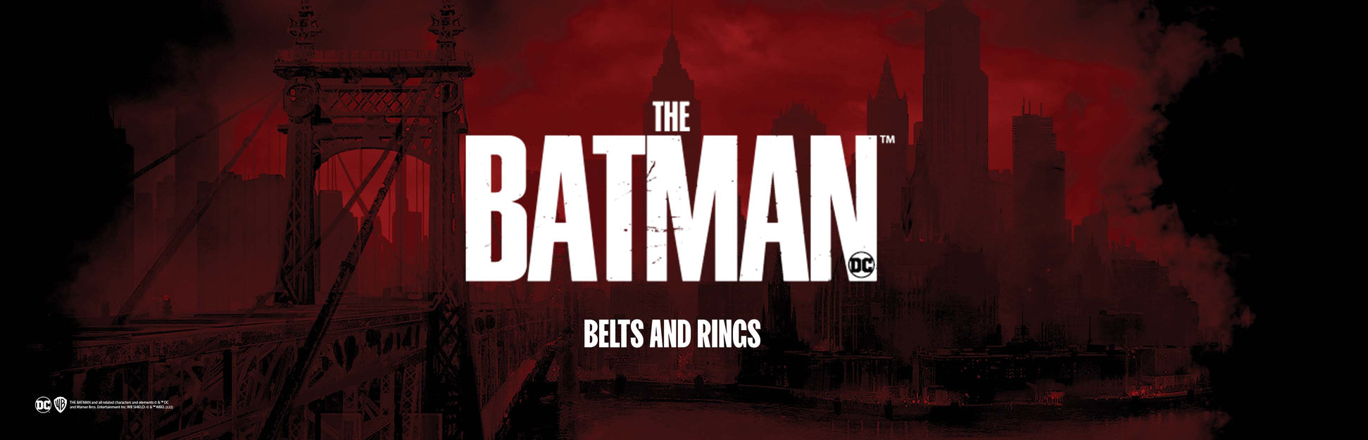 THE BATMAN, RINGS AND BELTS