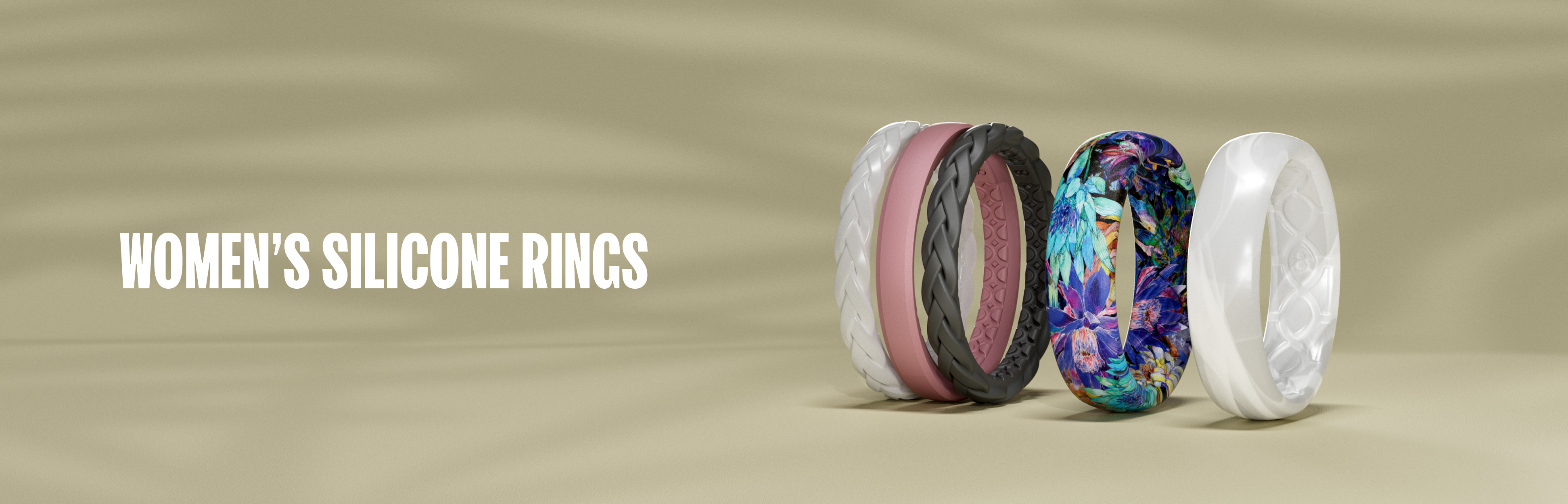 Silicone Rings for Women - Breathable Wedding Bands