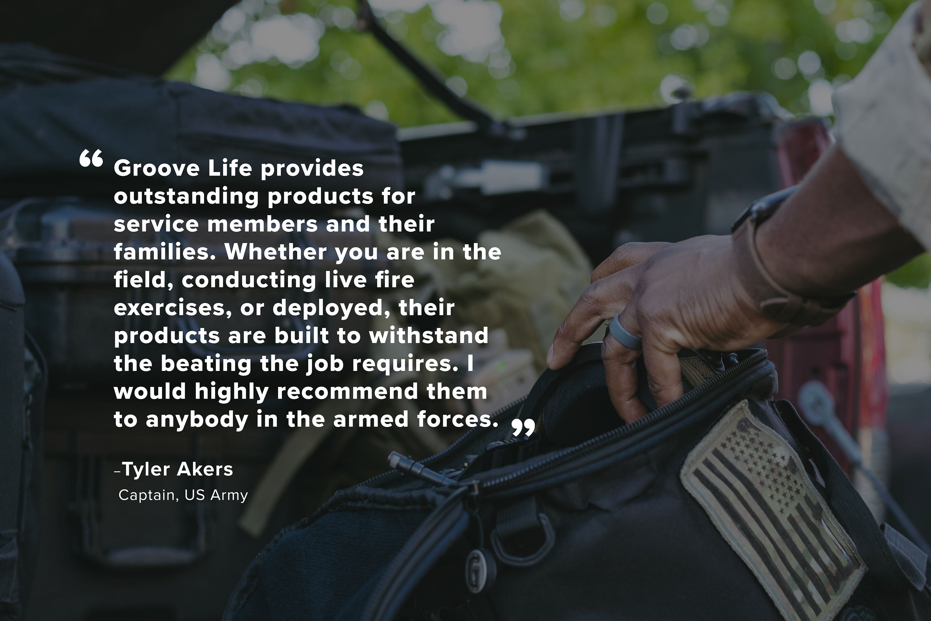 Testimonial from Captian Tyler Akers, US Army