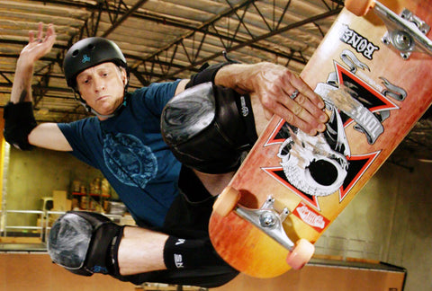 Tony Hawk Wears a breathable silicone Groove Ring