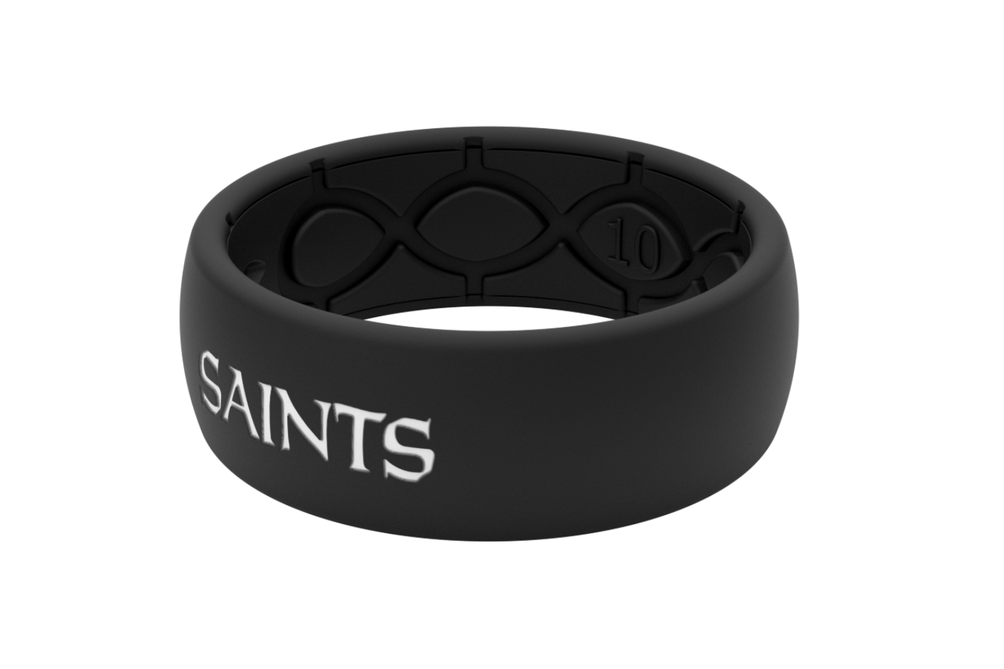 Original NFL New Orleans Saints Black - Groove Life Silicone Wedding Rings