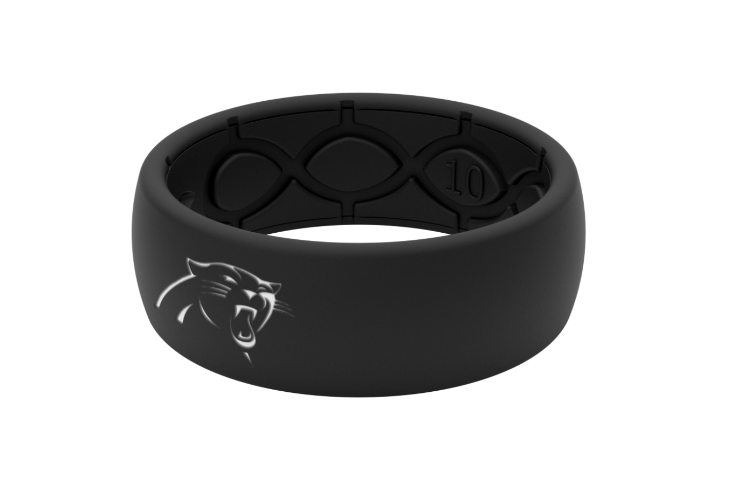 Original NFL Carolina Panthers Black - Groove Life Silicone Wedding Rings