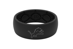 Original NFL Detroit Lions Black - Groove Life Silicone Wedding Rings