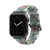 Cactus Bloom Apple Watch Band with gray hardware viewed front on