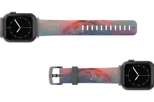 Cirrus Apple Watch Band with gray hardware viewed top down