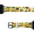 Sunflower Apple Watch Band with gray hardware viewed top down