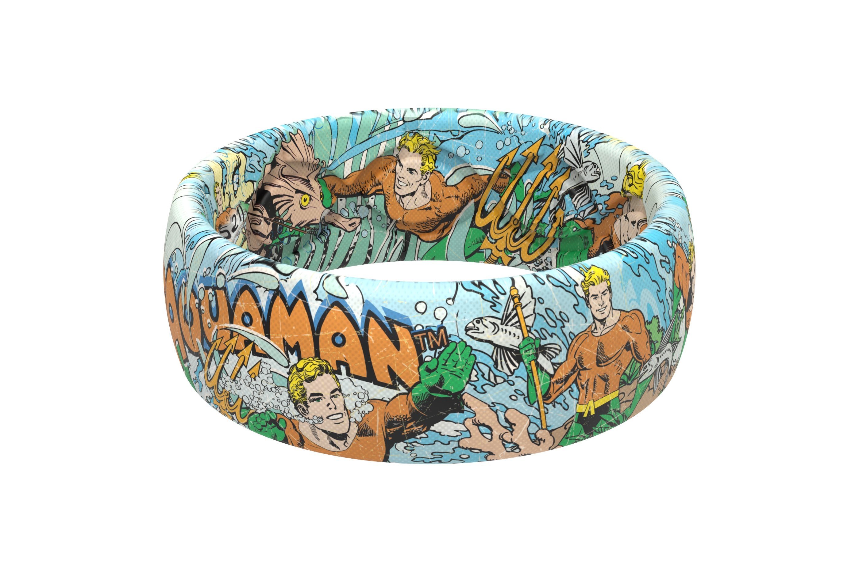 DC Aquaman Comic Ring side view
