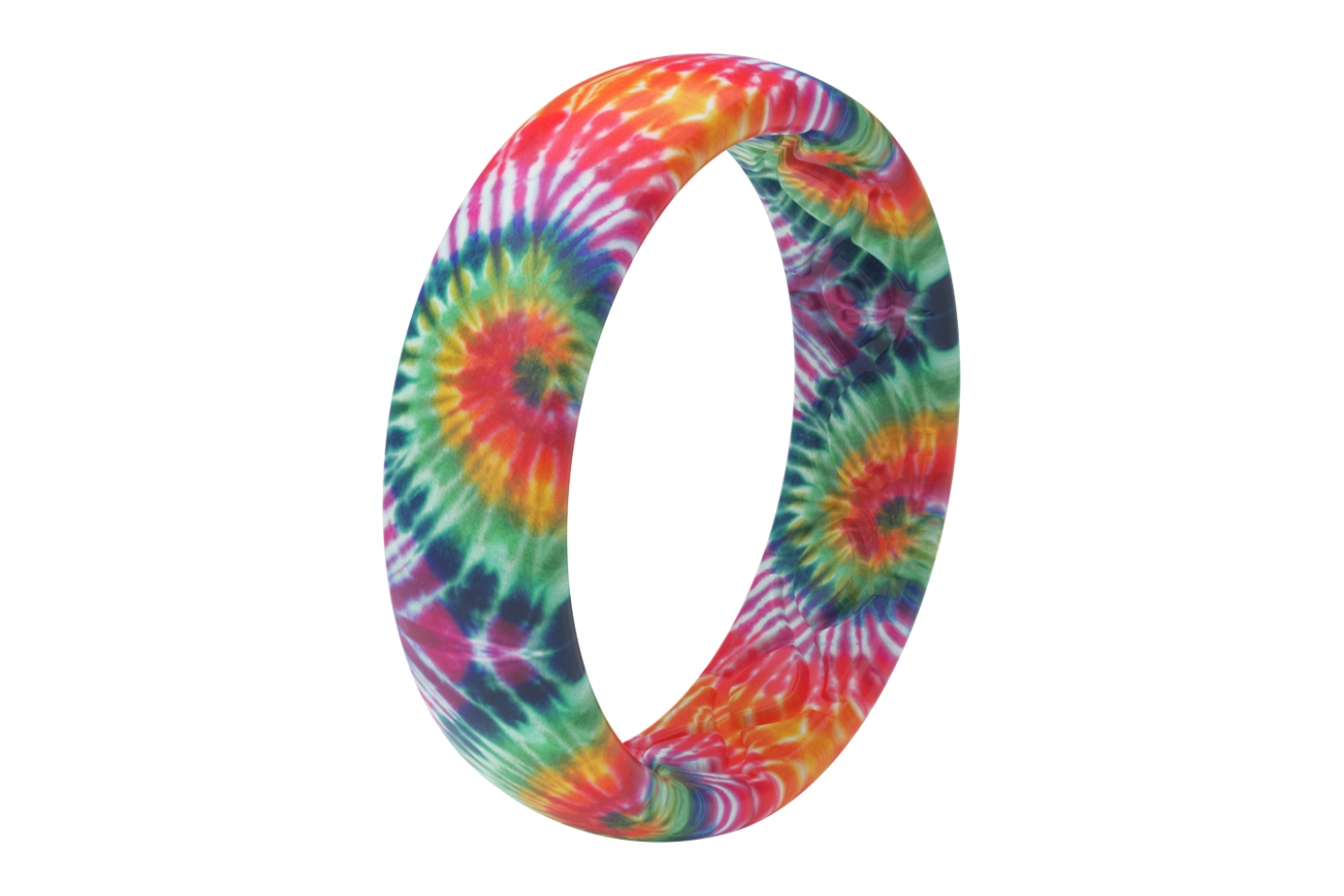 Groove Life Gypsy Eyes Thin Tie-Dye viewed on its side