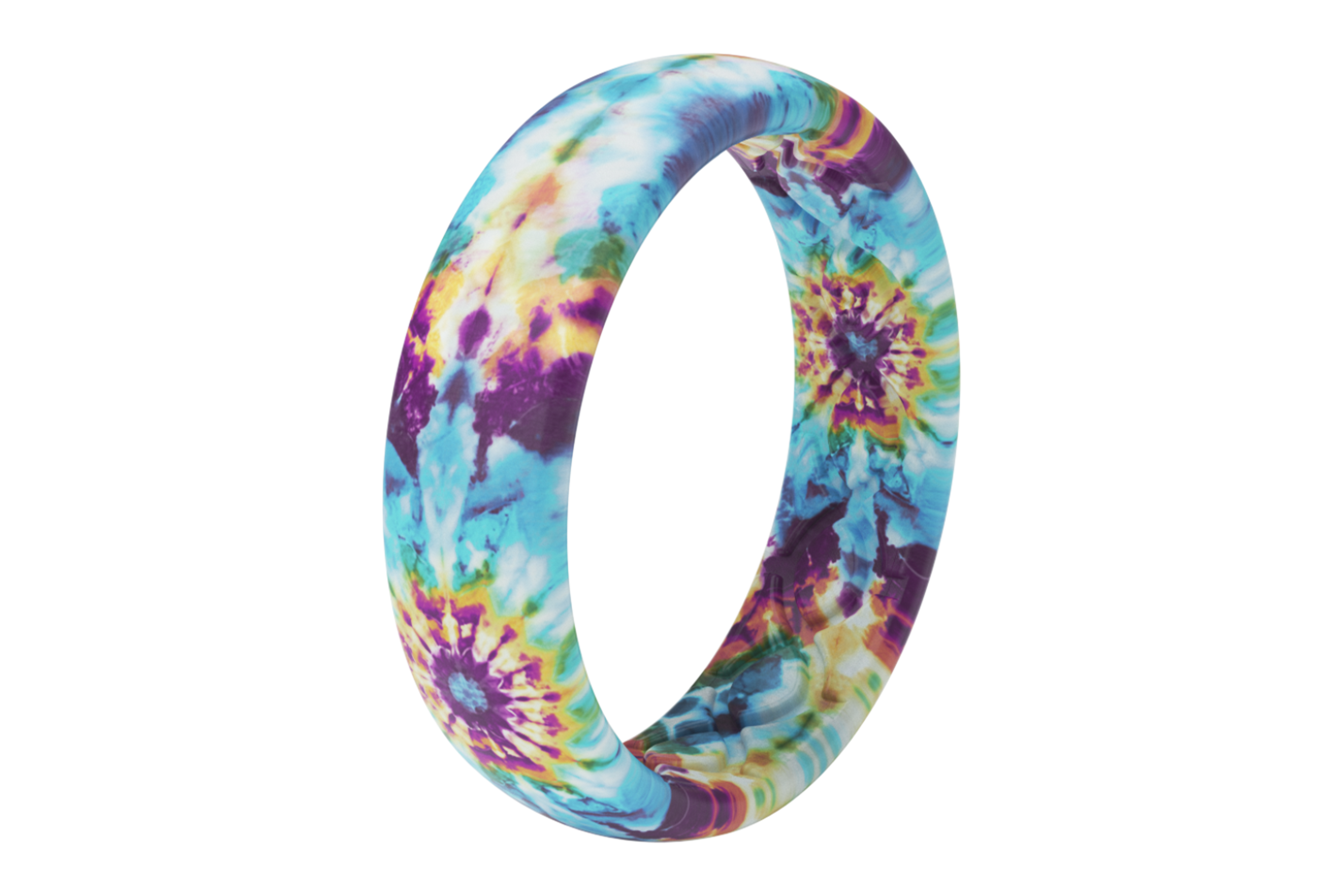 Groove Life Wild Thing Thin Tie-Dye viewed on its side