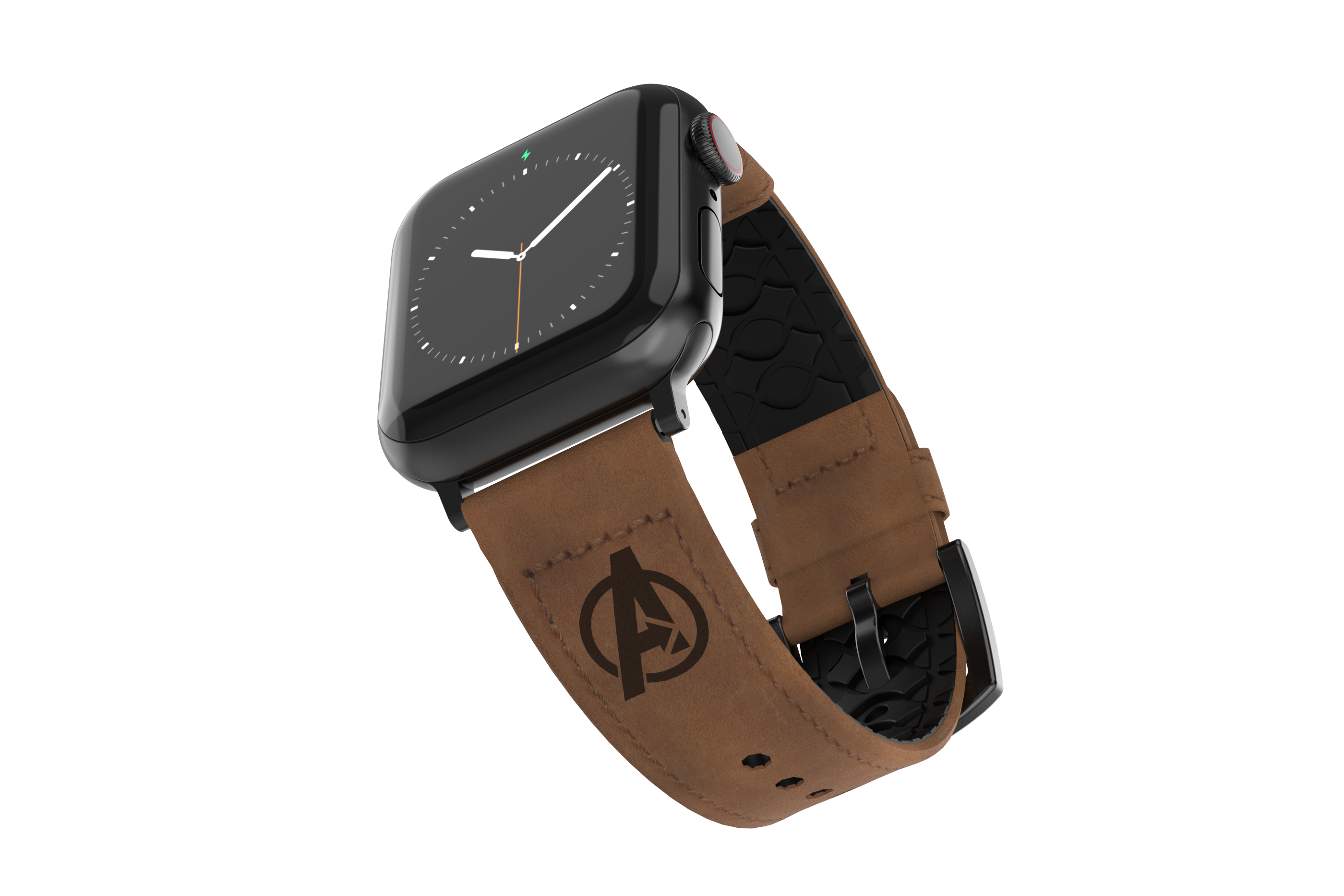 Avengers Leather Apple Watch Band side view