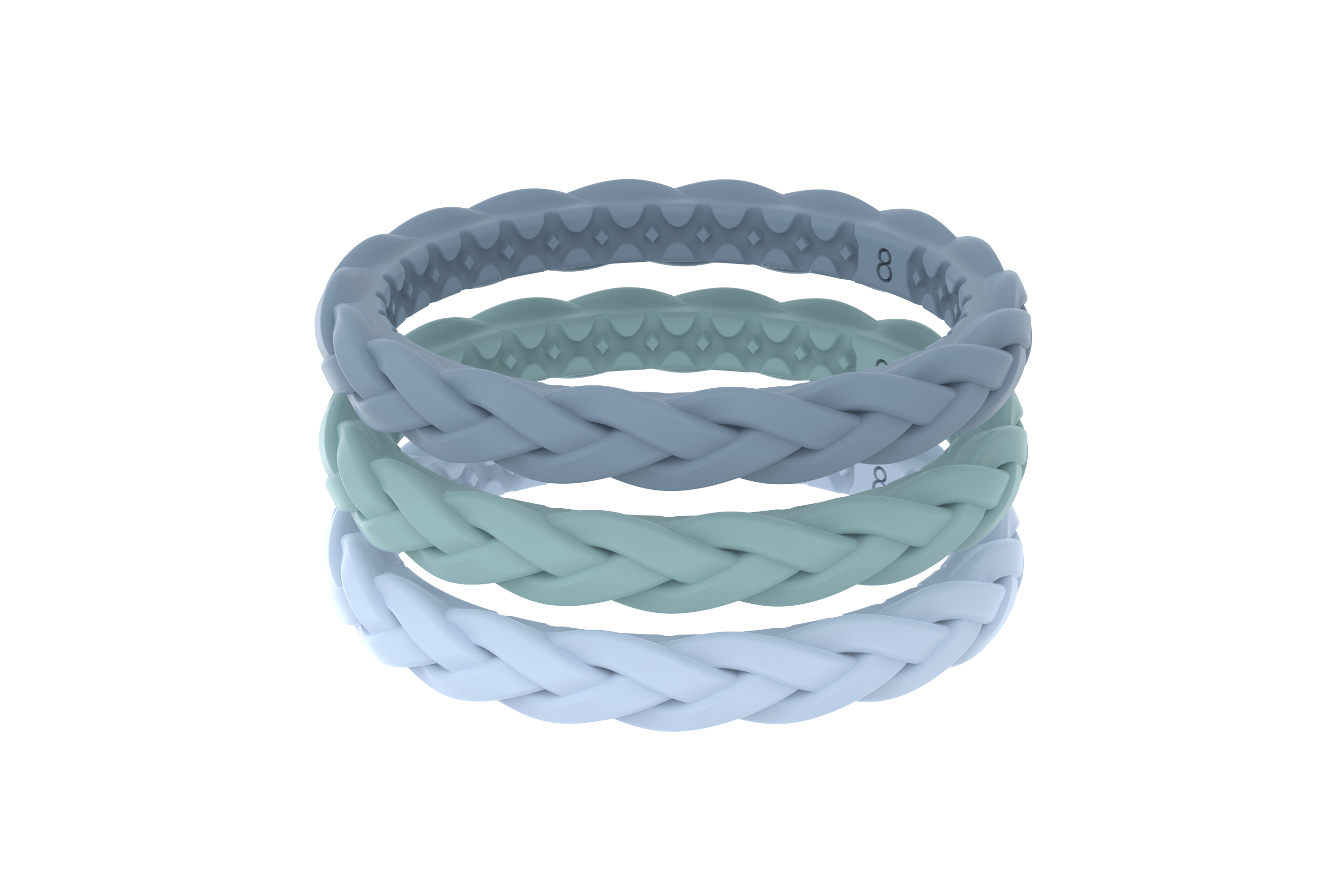 Seaside - Stackable Ring front view