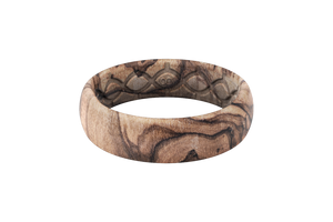 burled walnut thin ring front