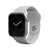 Apple Watch Band Dimension Arrows White with silver hardware viewed front on