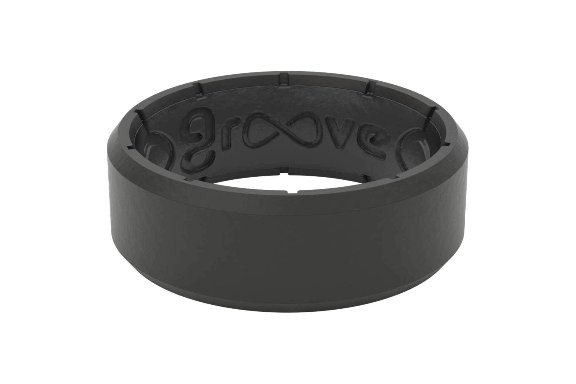 edge black ring front view PNG