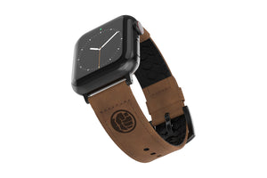 Hulk Leather Apple Watch Band side view