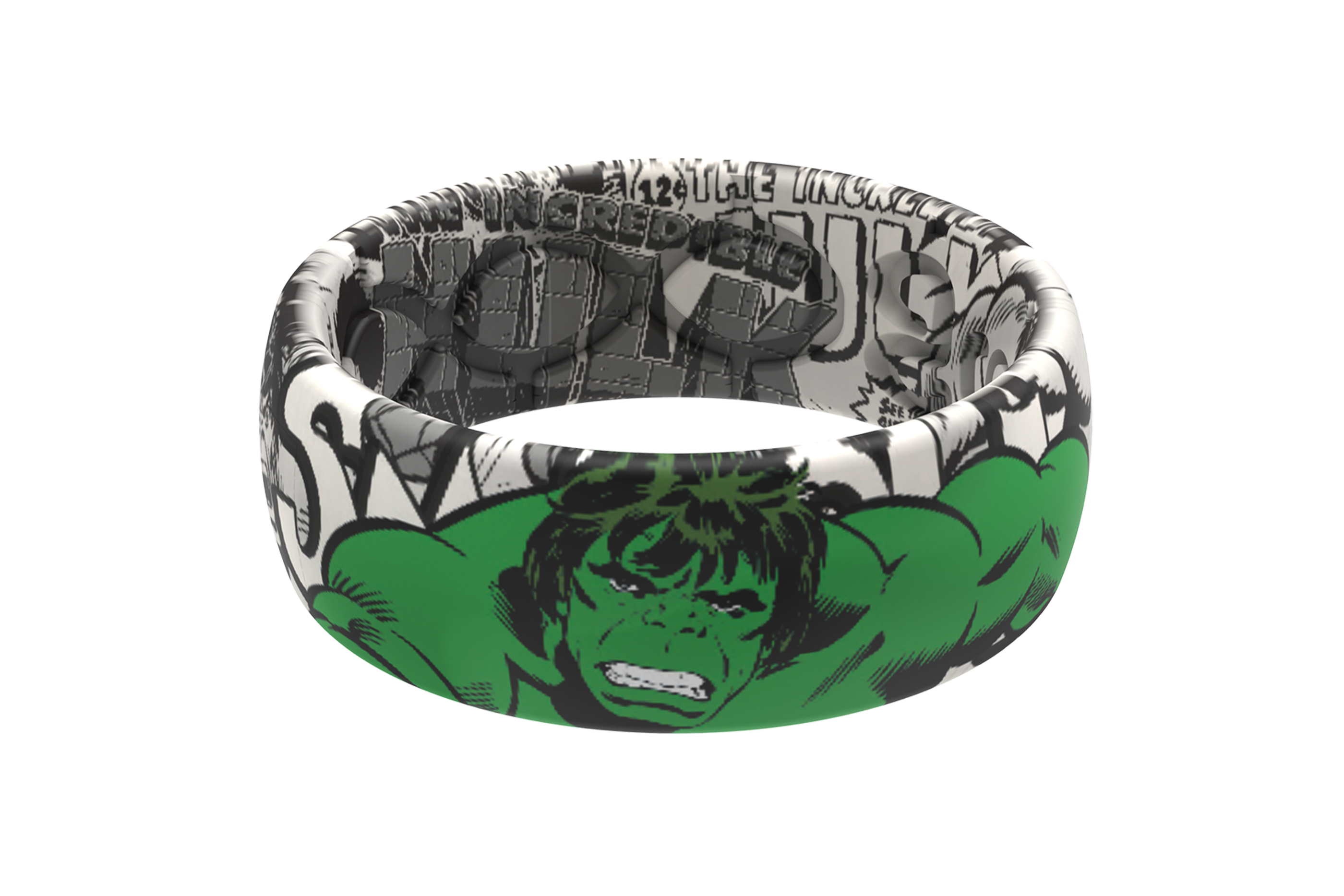 Hulk Black and White Comic  viewed front on