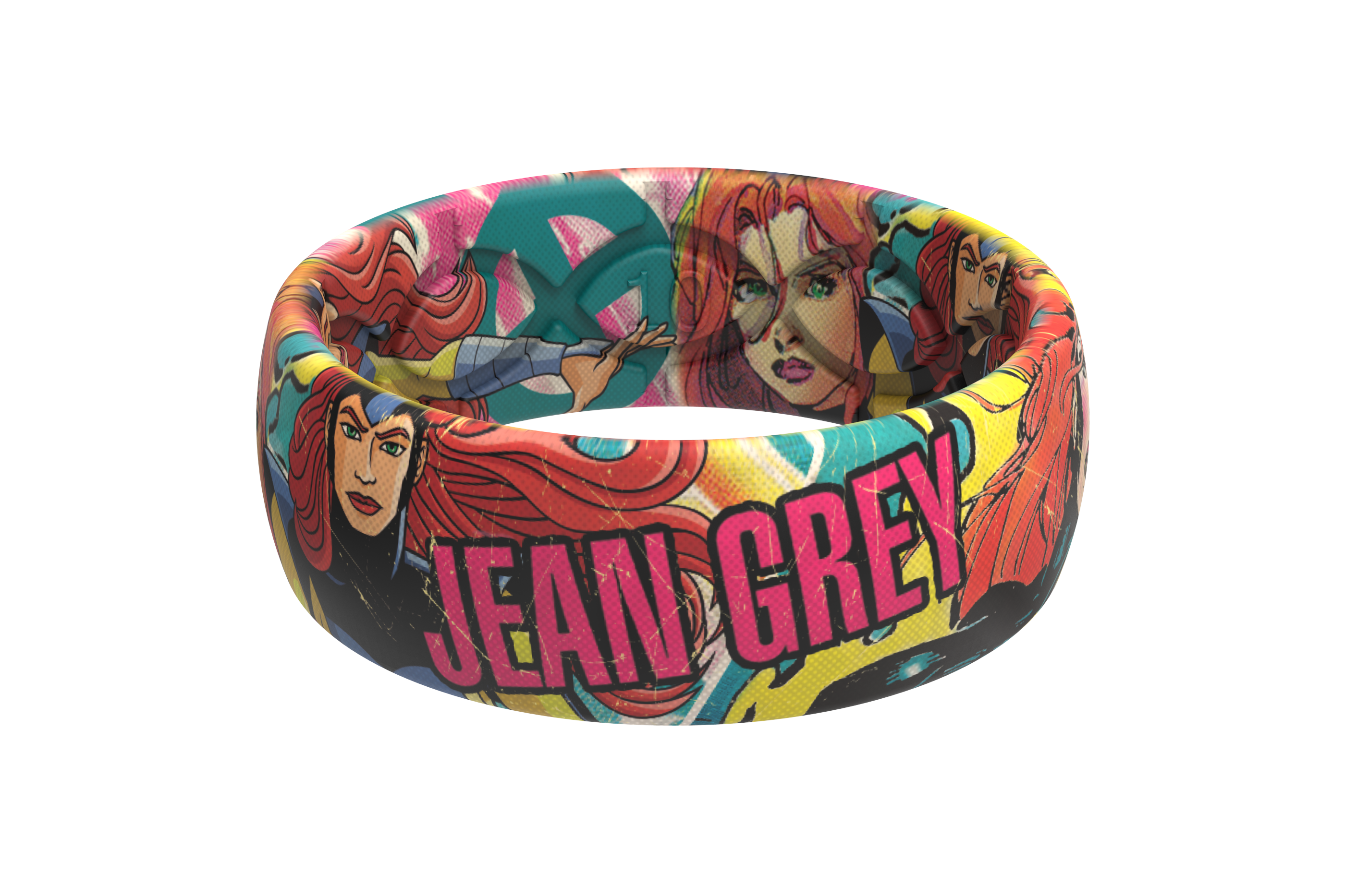 Jean Gray Classic Comic Ring viewed front on