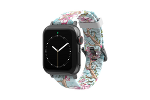 Love Deerly - Katie Van Slyke  apple watch band with silver hardware viewed from rear 