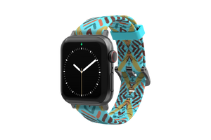 Unbridled - Katie Van Slyke Space Gray Apple Watch Band front